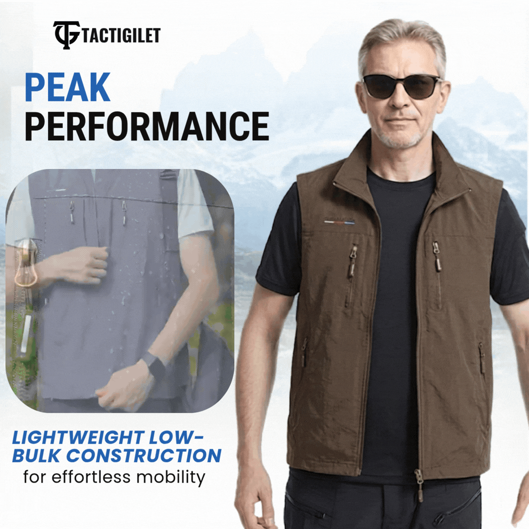 TactiGilet - Super Versatile Classic Outdoor Tactical Vest
