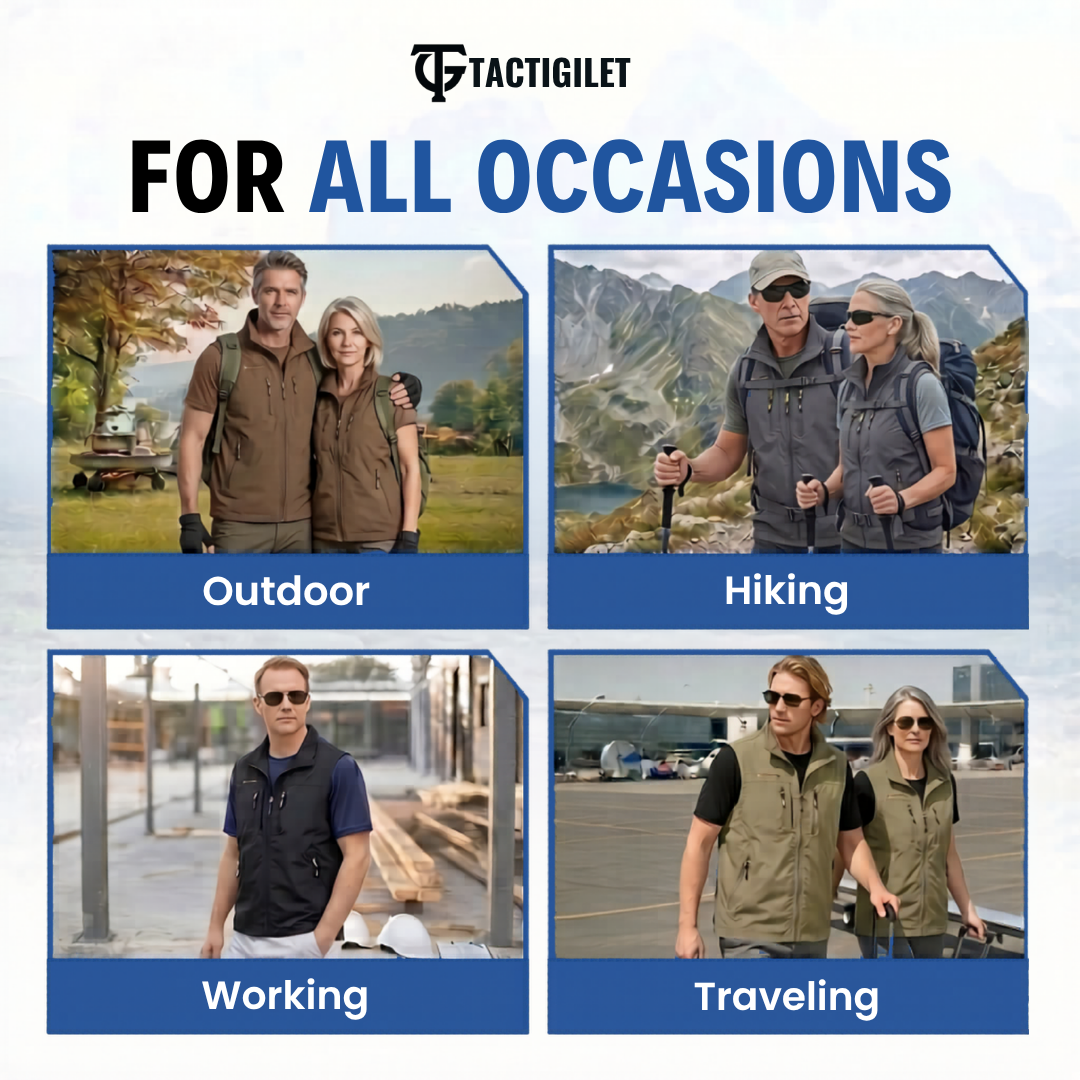 TactiGilet - Super Versatile Classic Outdoor Tactical Vest