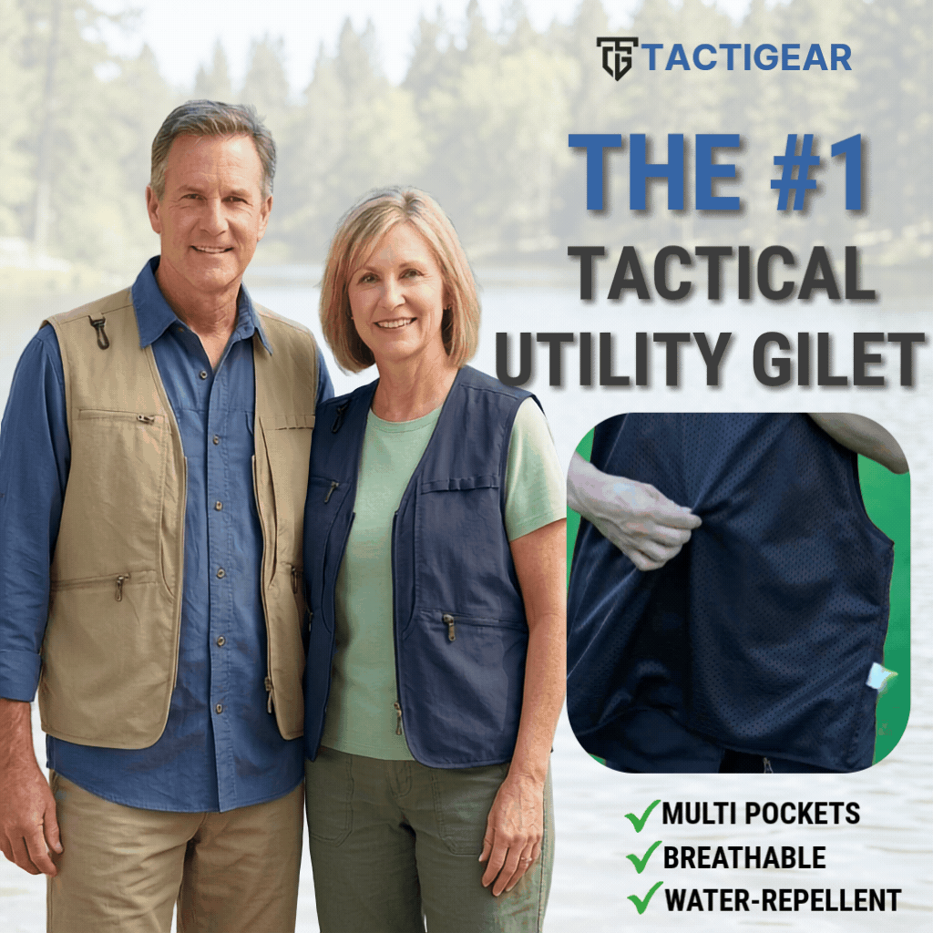 TactiGear - #1 Super Versatile Classic Outdoor Tactical Gilet