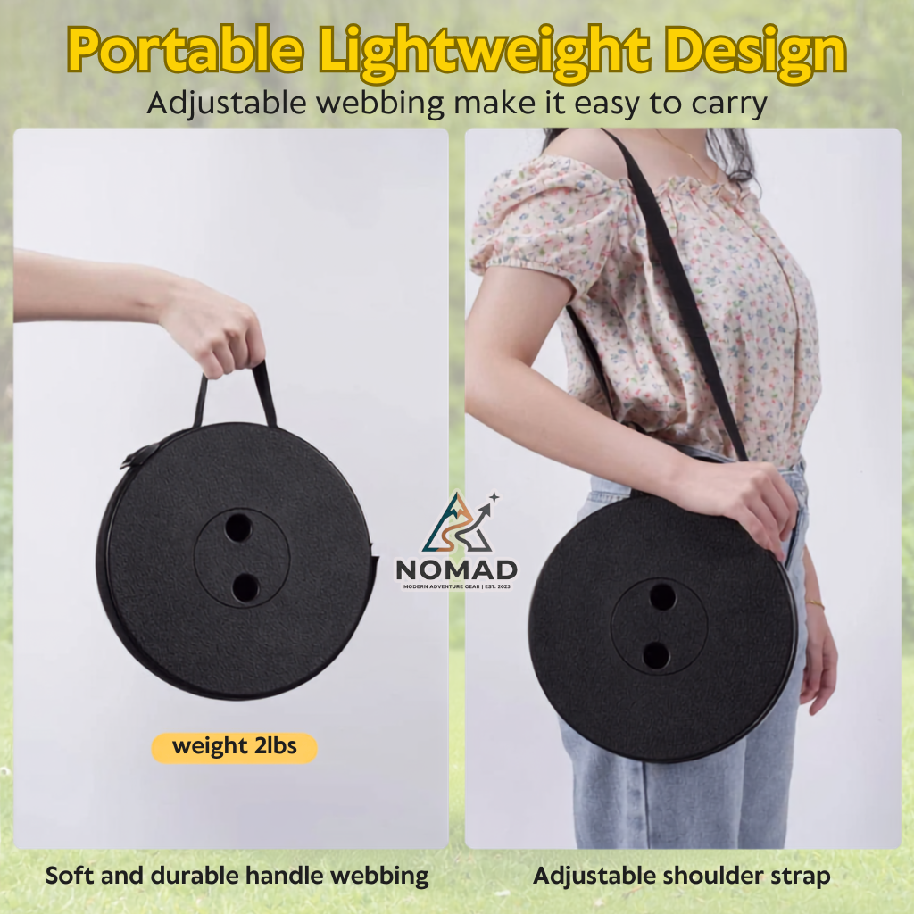 NOMAD Premium Collapsible Stool - Your Reliable Seat, Anywhere You Go