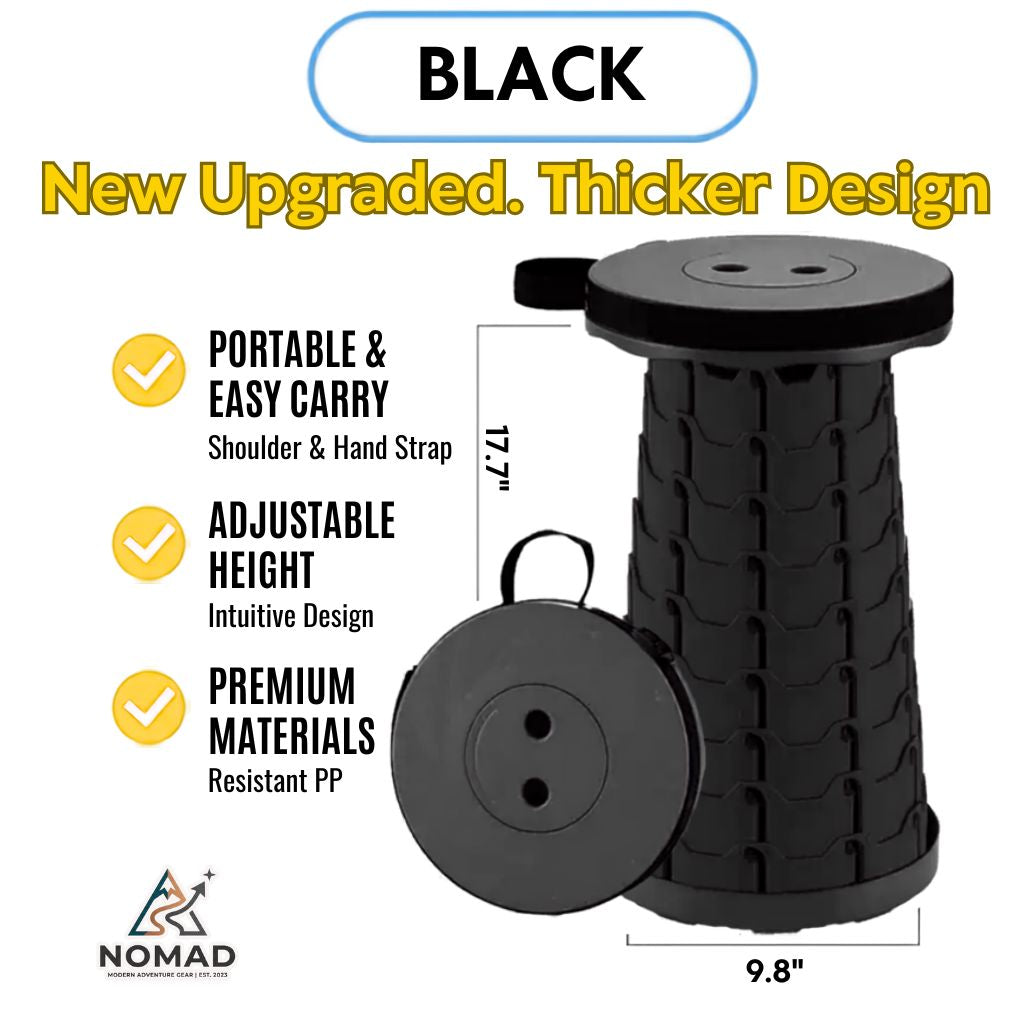 NOMAD Premium Collapsible Stool - Your Reliable Seat, Anywhere You Go