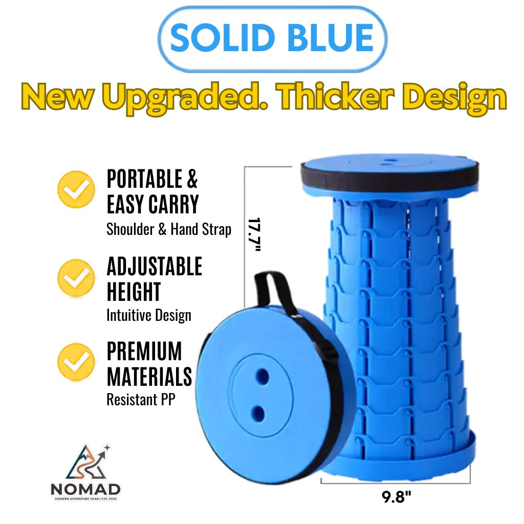 NOMAD Premium Collapsible Stool - Your Reliable Seat, Anywhere You Go