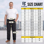 FlexEase – Men’s Elastic‑Waist Straight Leg Multi Pocket Pants