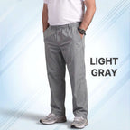 FlexEase – Men’s Elastic‑Waist Straight Leg Multi Pocket Pants