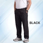 FlexEase – Men’s Elastic‑Waist Straight Leg Multi Pocket Pants