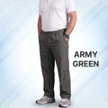 FlexEase – Men’s Elastic‑Waist Straight Leg Multi Pocket Pants