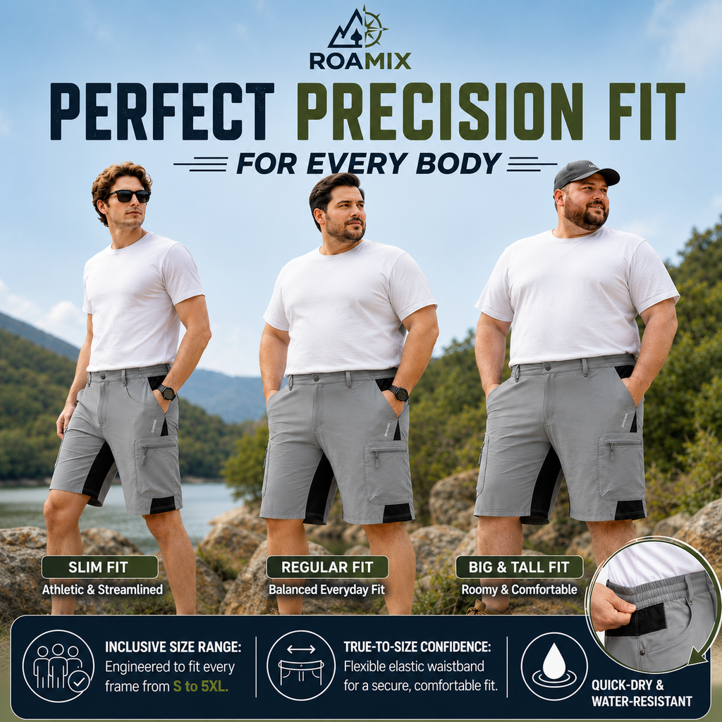 ROAMIX™ Quick-Dry Outdoor Performance Cargo Shorts