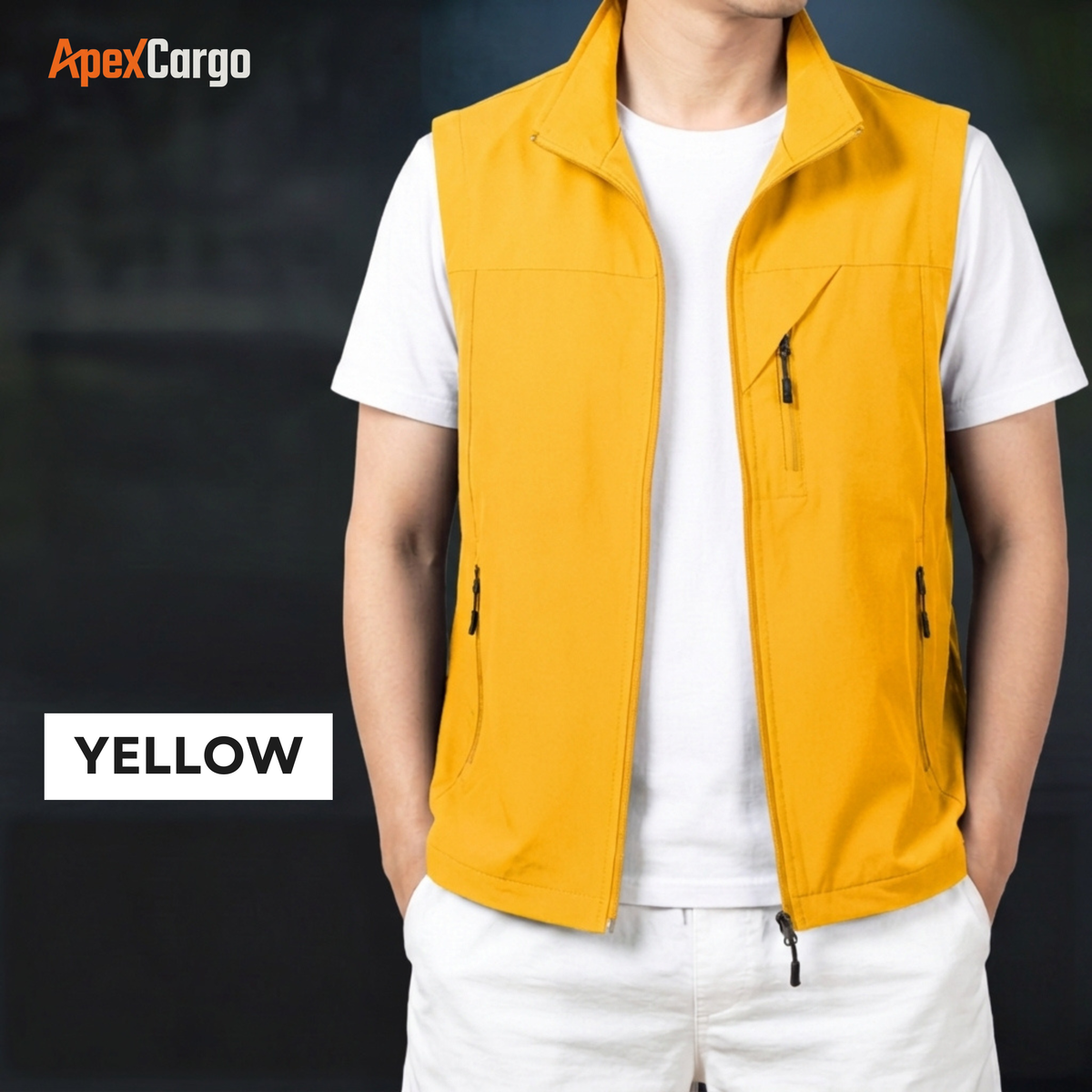 ApexCargo - Men's Multi-Pocket Outdoor Utility Vest