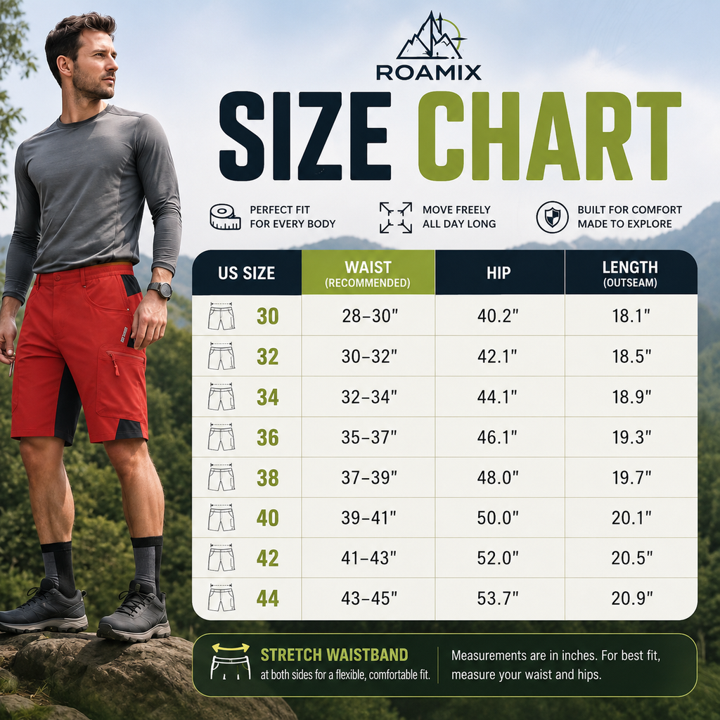 ROAMIX™ Quick-Dry Outdoor Performance Cargo Shorts